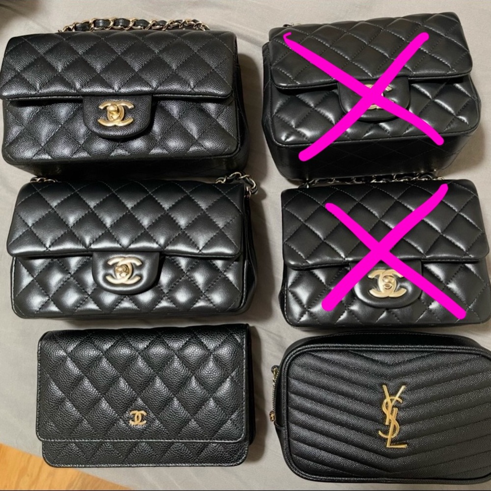 Chanel & YSL Mini Black Bags